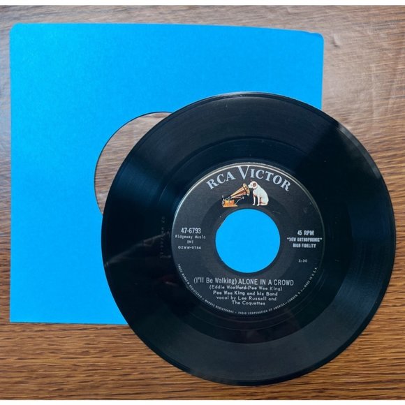 Pee Wee King Sugar Beet / I'll Be Walking Alone in a Crowd 45 Country Bopper - Picture 4 of 4